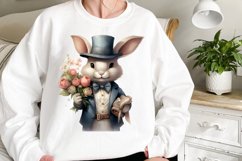 Romantic Gentleman Animal clipart, Watercolor Clipart Product Image 2