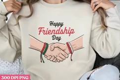 Happy Friendship Day PNG, Friendship Sublimation PNG Product Image 1