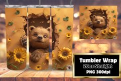3D Cute Animals Tumbler Wrap - Funny Hole in Wall Product Image 1