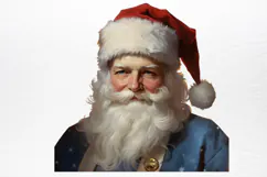 Christmas purple santa claus sublimation PNG Product Image 2