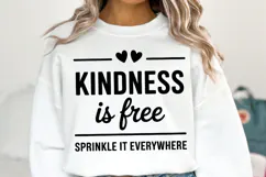 Kindness is free Svg | Svg Files for Cricut | Shirt Svg Product Image 1