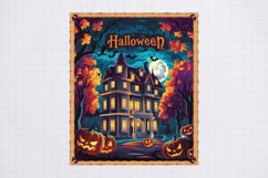 Vintage Halloween Postcard Sublimation Bundle Product Image 2