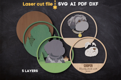 Havanese Bichon Dog SVG laser cut file for Glowforge Product Image 2