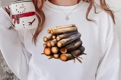 Winter Camping Sublimation Clipart, Christmas PNG Product Image 2