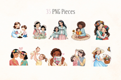 Mothers Day PNG ClipArt Set Product Image 2