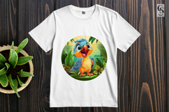 Cute Tropical Bird Clipart Sublimation PNG Product Image 2