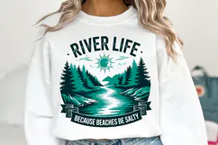 River Life svg Design | Svg Cut Files | Shirt Svg Product Image 1