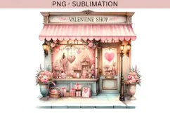 Valentine shop png design for T-shirts Product Image 2