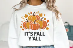 It's Fall Y'all Svg | Thanksgiving Svg | Shirt Svg Product Image 1