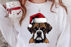 Christmas Peeking Dogs Clipart, Christmas PNG Product Image 3