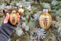 Hand Decorating Christmas Tree with Ornaments Product Image 3