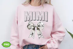 Floral Mimi Coquette Bow PNG | Mother's Day PNG Product Image 3