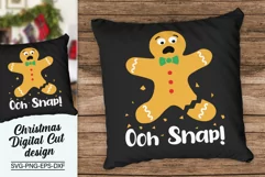 Oh Snap Svg, Christmas Cookie Svg, Funny Christmas Svg Product Image 3