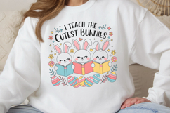 I teach the cutest bunnies PNG, Easter Design Sublimation PN Product Image 2
