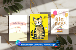 Blank 5x7 card mockup Product Image 3