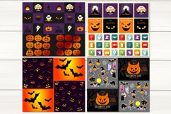 Halloween Squares | 6 Skinny tumbler sublimation designs Product Image 2
