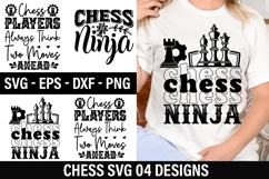 Chess SVG Design - Chess Players Always Think Two Moves Ahea Product Image 1