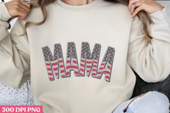 Mama PNG, 4th Of July Sublimation PNG Product Image 1