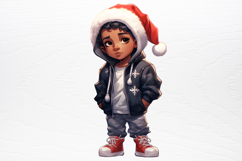 Christmas Chibi Men Clipart PNG Product Image 2