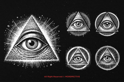 10 Bundle Dark Art Eye of Providence Mystical Evil Gothic Product Image 3