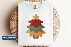 Crochet Yarn Christmas Tree PNG, Christmas tree PNG Product Image 1