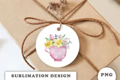 Watercolor Spring flowers sublimation png Product Image 2