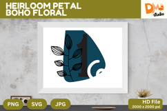 Heirloom Petal Boho Floral Monogram Product Image 1