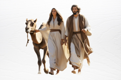 Christmas Nativity Sets Clipart PNG Product Image 2