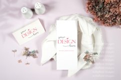 Lilac Wedding Stationery Suite Mockup. Styled Stock Photo. Product Image 2