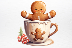 Christmas Coffee Hot Cocoa Sublimation PNG Product Image 2