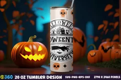 Halloween Tumbler Sublimation Wraps, Tumbler Wrap PNG, Tumb Product Image 2