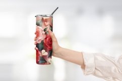 Heart Flower Tumbler Wrap Design Product Image 2