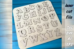 Children's educational|Numbers|Alphabet|Kids Toys| Laser Cut Product Image 2