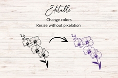 Orchid Flowers SVG Product Image 2