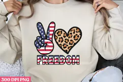 FREEDOM PNG, Memorial Day Sublimation PNG Product Image 1