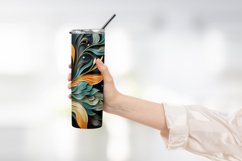 3d flower tumbler wrap sublimation design Product Image 2