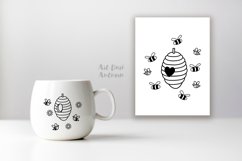 Beehive svg, bee svg, bee kind svg, bee hive svg Product Image 2