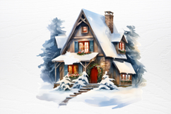 Christmas Houseplants Clipart PNG Product Image 2