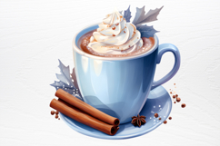 Christmas hot chocolate sublimation PNG Product Image 2
