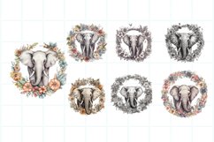 8 Dog Wreath Watercolor Sublimation Bundle Png Product Image 2