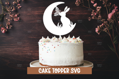 9 Bunny cake topper SVG I Cake topper SVG Product Image 8