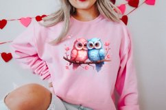 Breeds of Valentine Kissing Birds, Valentine's Day Clipart Product Image 2