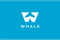 Whale Initial Letter W Logo Vector Illustration Animal Product Image 2
