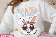 Easter Vibes PNG, Retro Easter Sublimation PNG Product Image 1