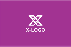 Geometric Letter X Logo Design Vector Product Image 2