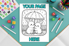 8.5x11 Educational worksheet mockup Product Image 3