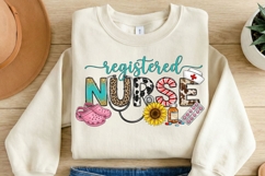 Registered Nurse PNG Sublimation Design, RN Shirt Graphic, C Product Image 2
