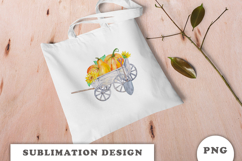 Watercolor Harvest Pumpkins composition png Product Image 2