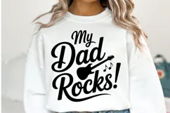 My dad rocks svg | Svg Cut File | Shirt Svg Product Image 1