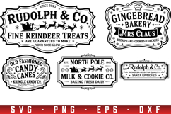 Farmhouse Christmas Sign Svg Bundle, Vintage Christmas Svg Product Image 2